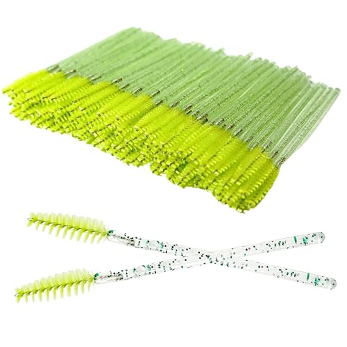 150 Stück Augenbrauen, Premium-Wimpern, Mascara-Stäbe, Wimpern, Augenbrauen, Kosmetik-Make-Up-Werkzeuge (Kristallrosa), perfekt für die Pflege unterwegs von BXVXWKJXKR