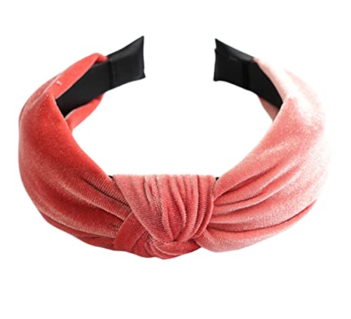 3 Packungen Stirnbänder für Damen, geknotet, elastische Haarbänder, modisches Haarzubehör für Mädchen, Erwachsene, Frauen, niedlicher Kopfknoten – 12711 von BXVXWKJXKR