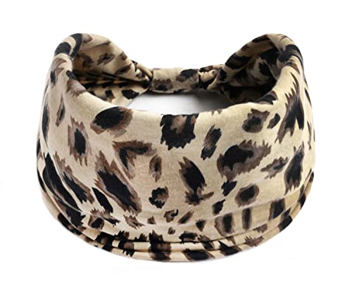 Elastische böhmische Bandana-Stirnband aus Baumwolle, elastisch, breit, Workout-Stirnband für Damen, Sport, Yoga, Haarbänder, Haarschmuck für Frauen - 12 von BXVXWKJXKR