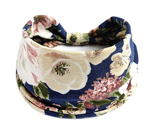 Elastische böhmische Bandana-Stirnband aus Baumwolle, elastisch, breit, Workout-Stirnband für Damen, Sport, Yoga, Haarbänder, Haarschmuck für Frauen - 12 von BXVXWKJXKR