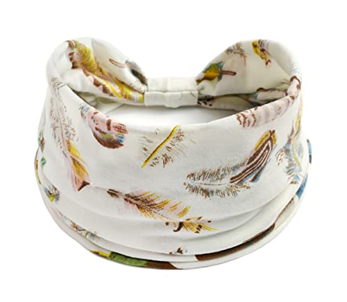 Elastische böhmische Bandana-Stirnband aus Baumwolle, elastisch, breit, Workout-Stirnband für Damen, Sport, Yoga, Haarbänder, Haarschmuck für Frauen - 12 von BXVXWKJXKR