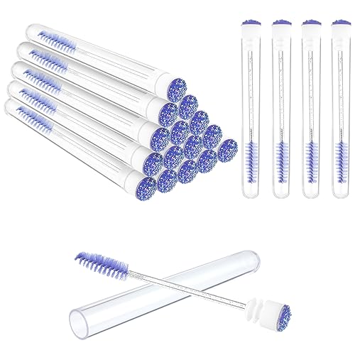 Wimpern mit Tube, 40-teiliges Mascara-Set, 20 leere Mascara-Röhren mit 20 Wimpernbürsten, Reinigungsbürste für Wimpernverlängerung, Applikatoren, Make-up-Werkzeuge Wimpern mit Tube, 40-teiliges Mascara-Set, 20 leere Mascara-Röhren mit 20 Wimpernbürsten, Reinigungsbürste für Wimpernverlängerung, Applikatoren, Make-up-Werkzeuge von BXVXWKJXKR
