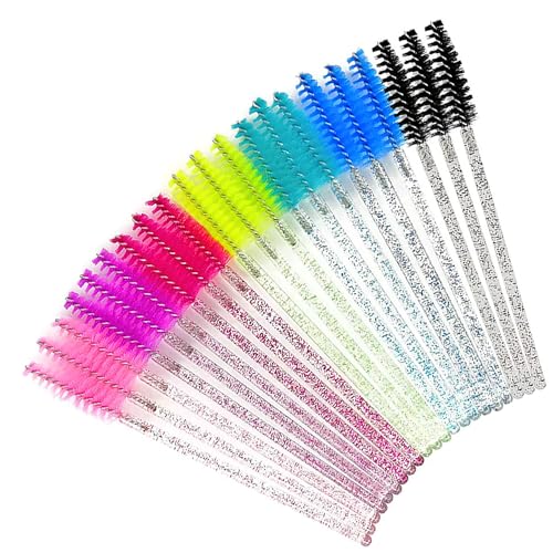 Wimperntusche, 50 Stück, Applikator, Augenbrauenpinsel, Make-up-Set, Augenbrauen-Rizinusöl-Pinsel, Make-up-Werkzeug von BXVXWKJXKR