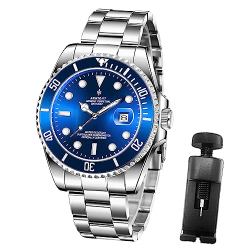 BENYAR Herrenuhren wasserdicht Edelstahl Analog Quarzuhr Herren Luxusmarke Mode Business Armbanduhr von BY BENYAR