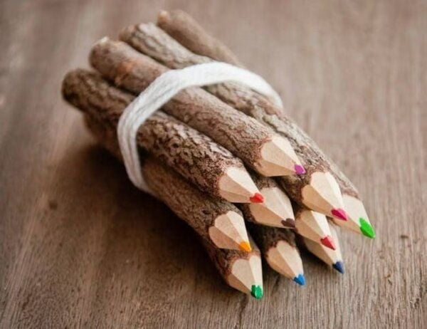 BY COPALA Buntstifte - Vegan, Farbstifte aus Ästen, 10er-Set von BY COPALA