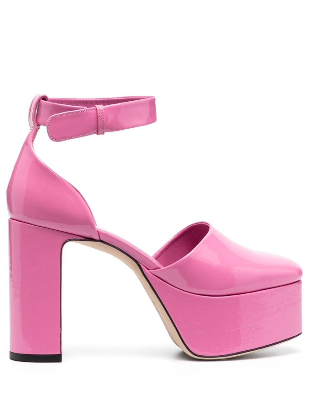 BY FAR Pumps mit Plateau 120mm - Rosa von BY FAR