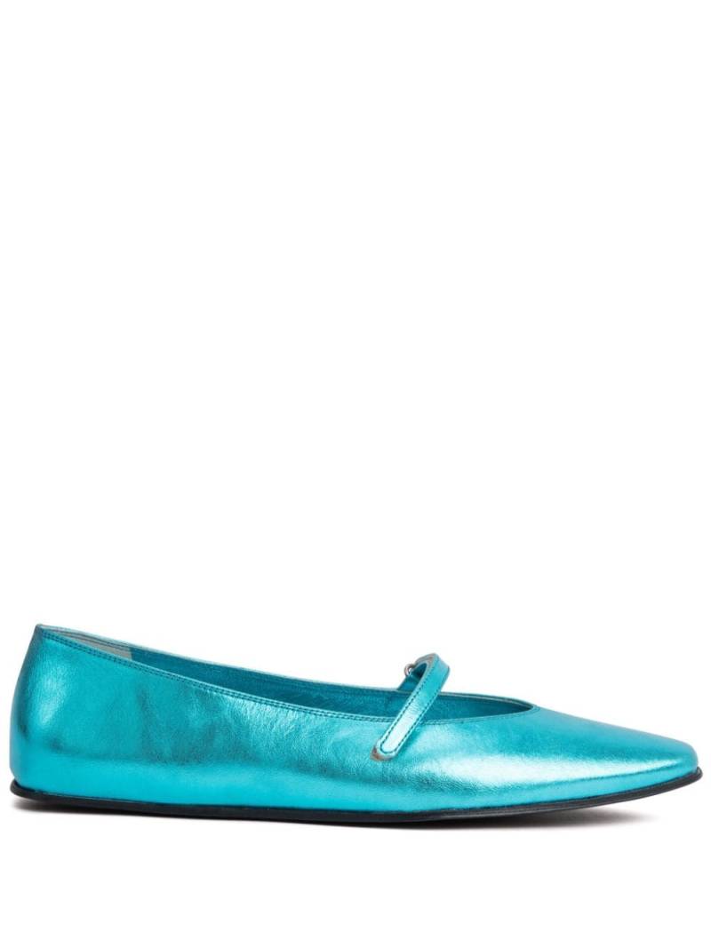 BY FAR Molly Ballerinas - Blau von BY FAR