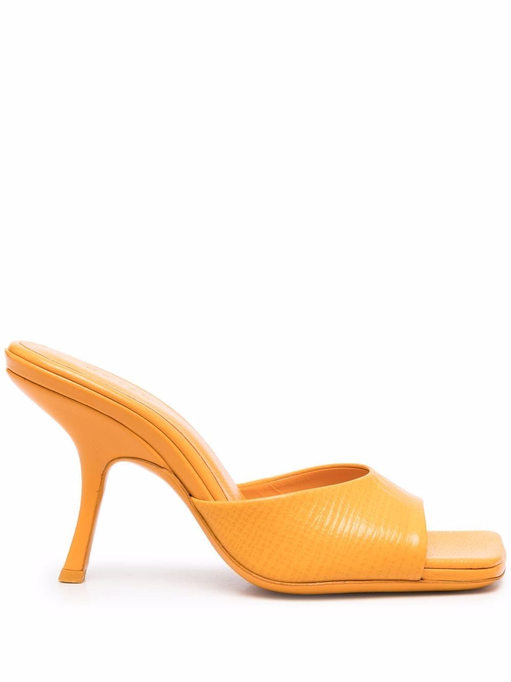 BY FAR Klassische Mules - Orange von BY FAR