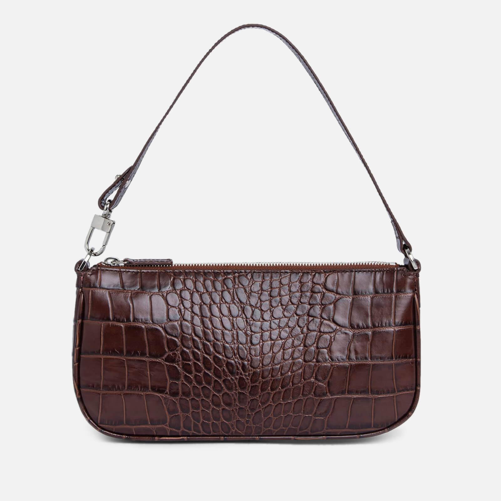 BY FAR Women's Rachel Croco Bag - Nutella von BY FAR