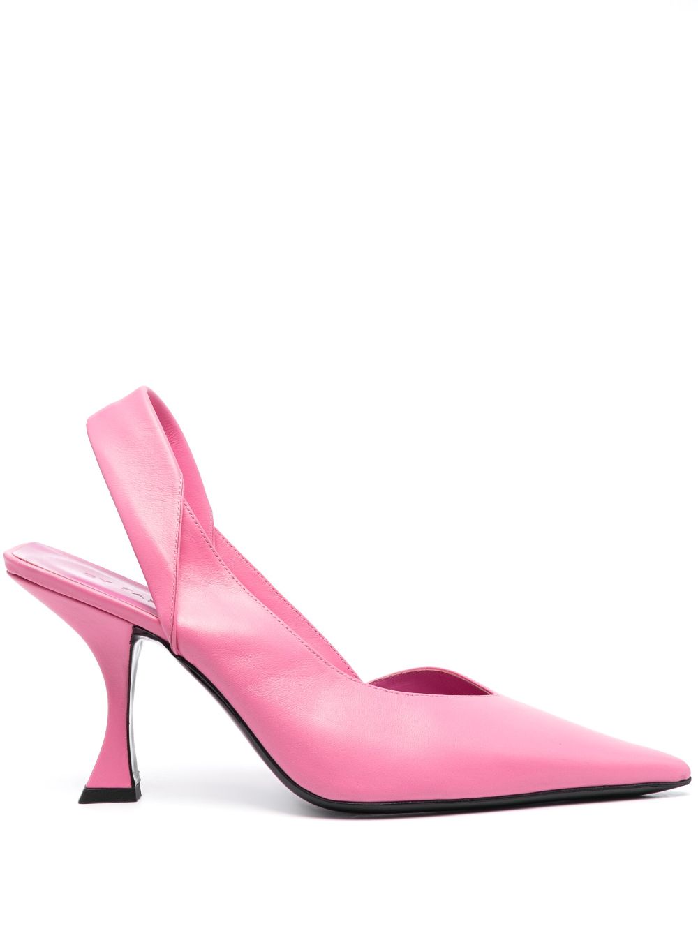 BY FAR Slingback-Pumps 90mm - Rosa von BY FAR