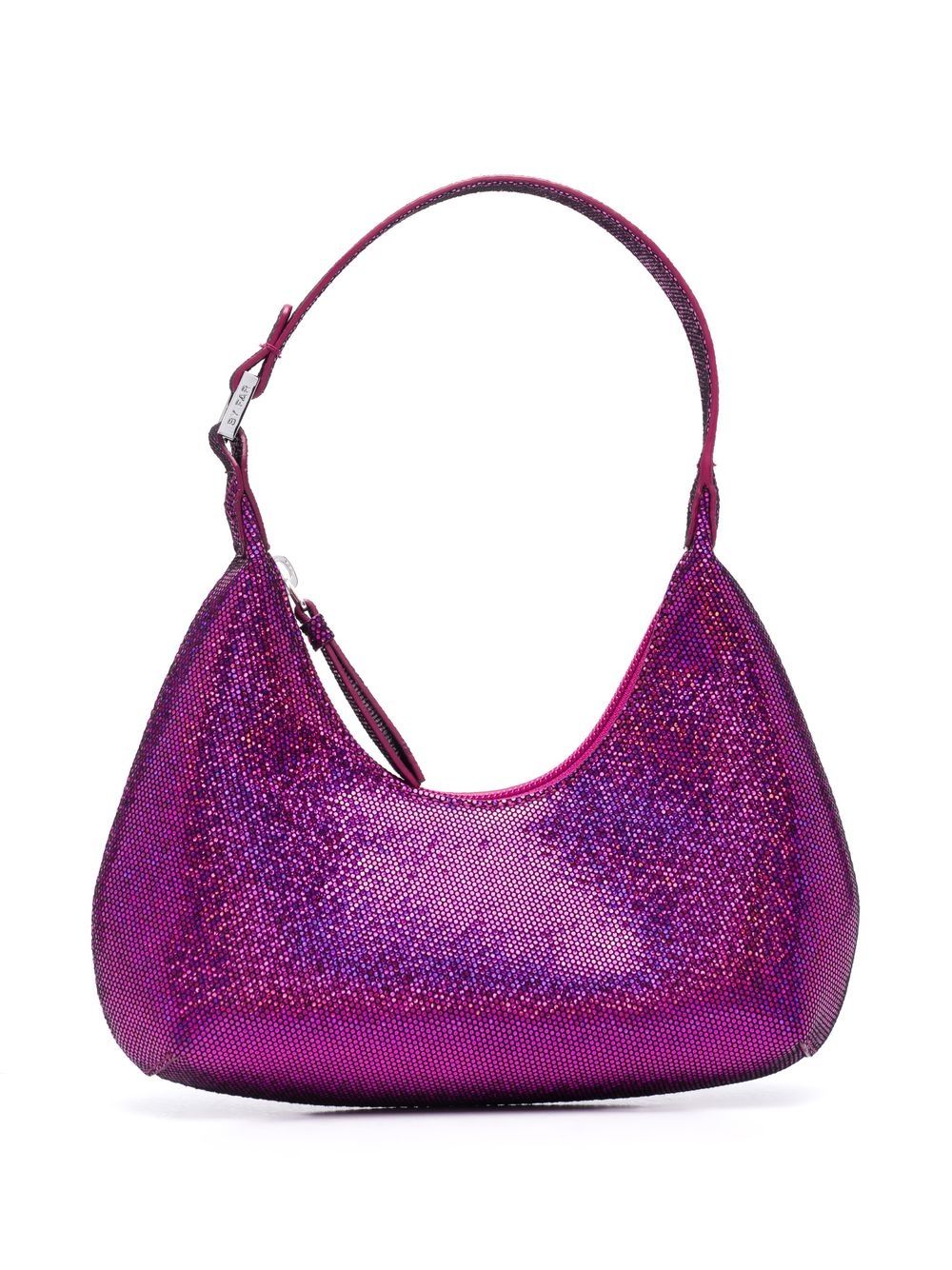 BY FAR Schultertasche mit Glitter - Rosa von BY FAR