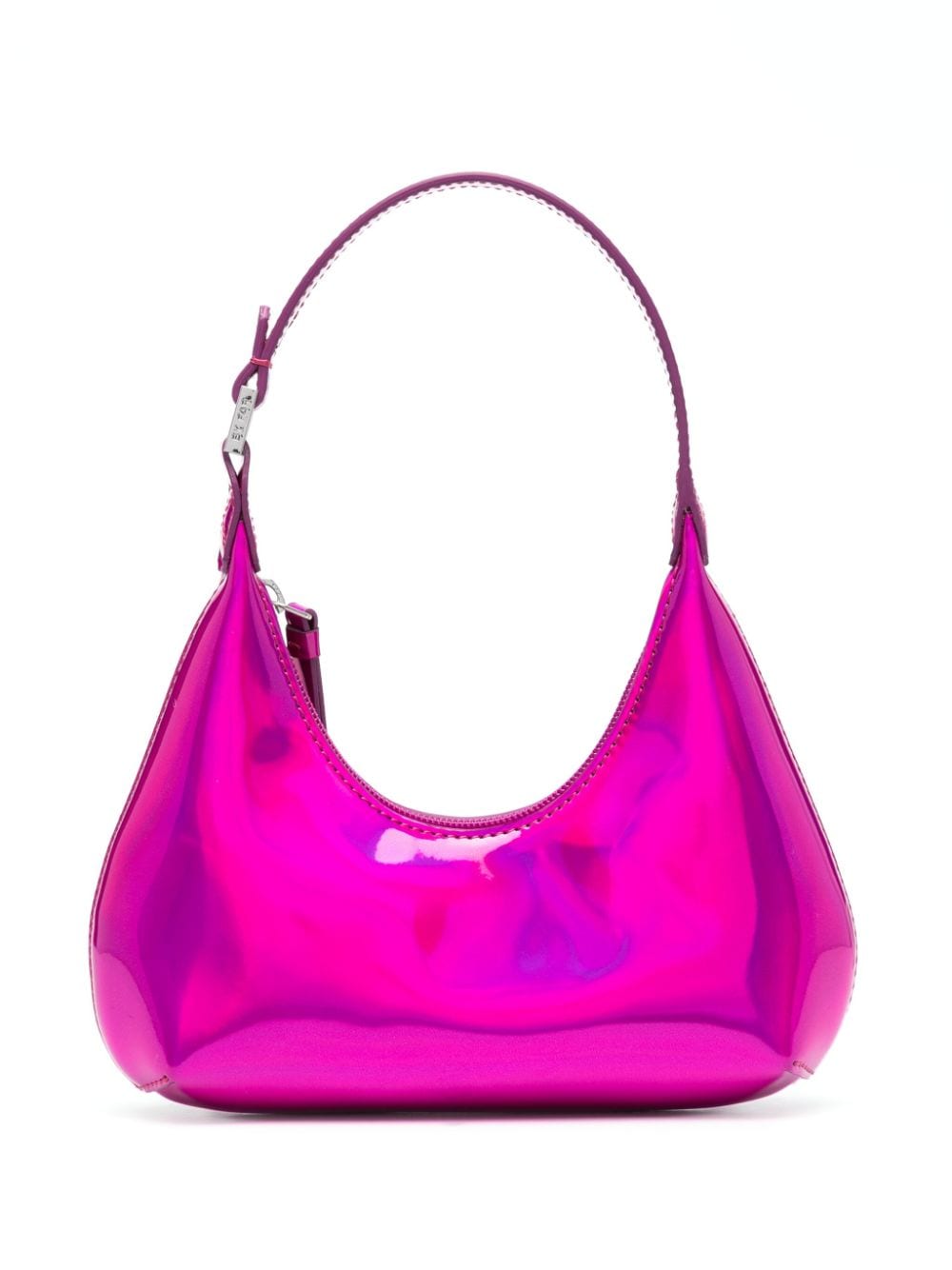 BY FAR Schultertasche im Metallic-Look - Rosa von BY FAR