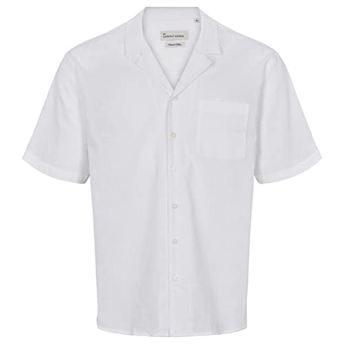 BY GARMENT MAKERS Sustainable; obviously! Unisex Elmer Linen SS Shirt, Optical White, S BY GARMENT MAKERS Sustainable; obviously! Unisex Elmer Linen SS Shirt, Optical White, S von BY GARMENT MAKERS Sustainable; obviously!