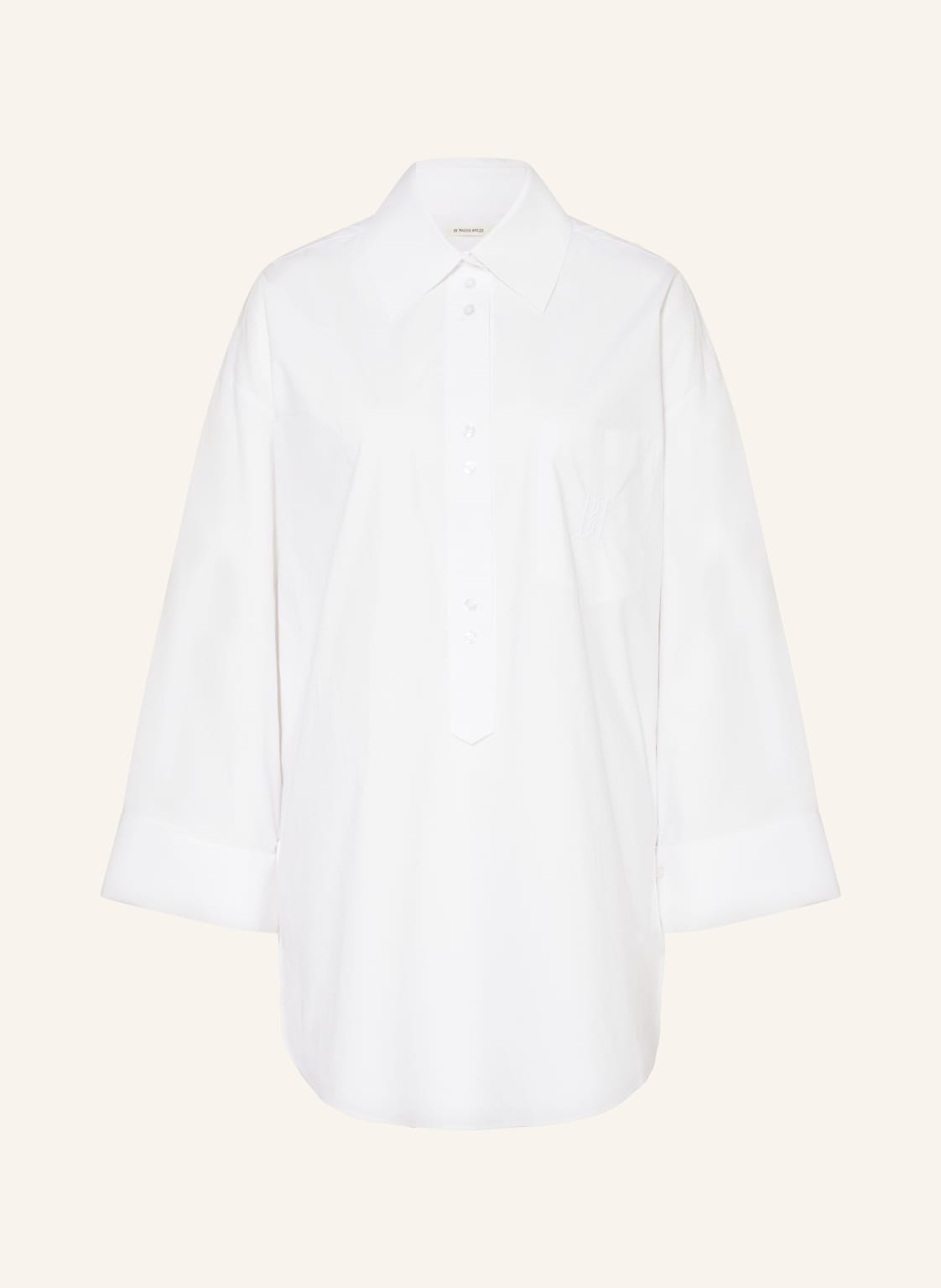 By Malene Birger Oversized-Blusenshirt Maye weiss von BY MALENE BIRGER