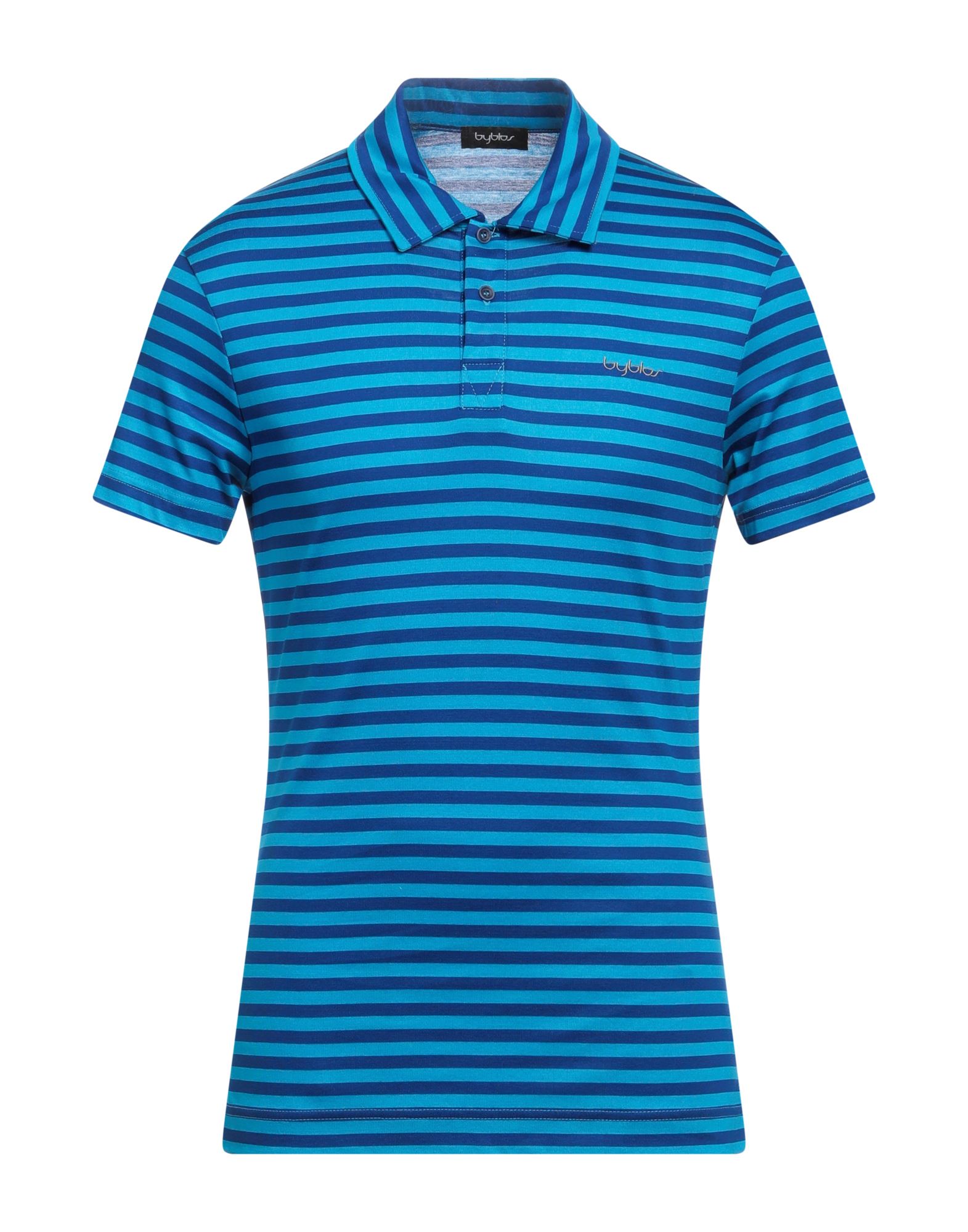 BYBLOS Poloshirt Herren Azurblau von BYBLOS