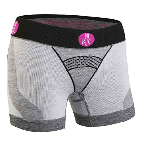 BYC FOR.BICY U100002-G433 URBAN Life UW with PAD Women's Underpants Damen Light Grey Melange/B Größe XXL von BYC FOR.BICY