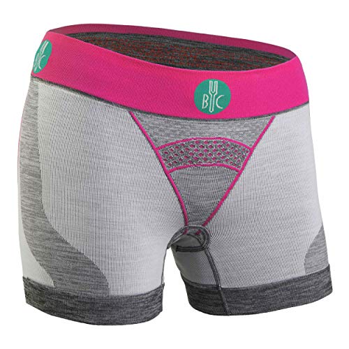 BYC FOR.BICY U100004-G739 Downtown UW Women's Underpants Damen Light Grey Mel/Raspb Größe S/M von BYC FOR.BICY