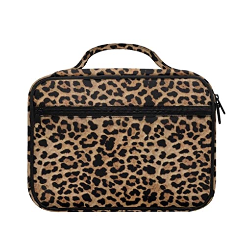 BYCHECAR Leopard Bibelhüllen Bibelhülle für Frauen Larege Bibel Kirche Tasche mit Tasche Reißverschluss Teenager Mädchen Bibel Christliche Schule Tote Handtasche von BYCHECAR