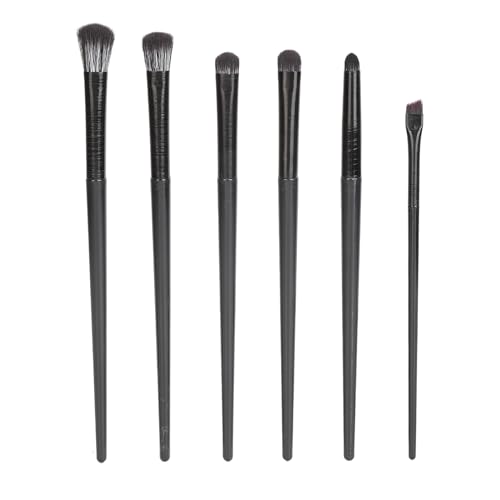 Augen-Make-up-Pinsel-Set, 6-teiliges Lidschatten-Pinsel-Set mit ergonomischem Griff, geeignet für die Haut, dichtes Haar für den täglichen Gebrauch von BYERZ