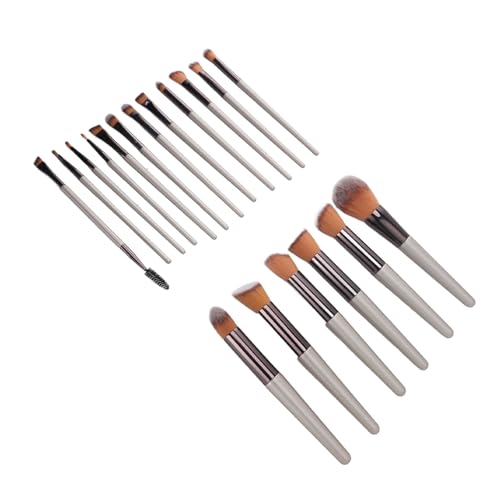 Kosmetischer Applikator Bequeme Verwendung Kosmetische Pinsel Set Ergonomische Design 18 Stücke Synthetische Faser Für Anfänger Für Wimpern Lidschatten von BYERZ