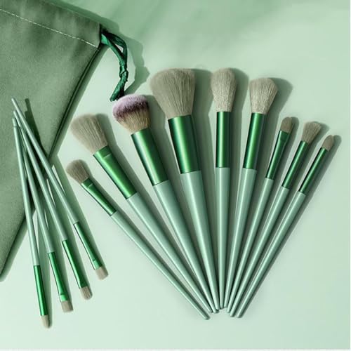 Puder-Make-up-Pinsel-Set, Kunstfaser, flauschig, 13 Stück, für Damen für den täglichen Gebrauch von BYERZ