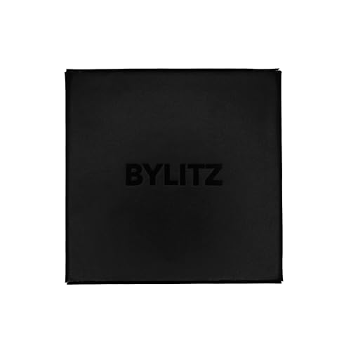 An meinen Schatz Halskette mit personalisierter Grußkarte Herz Kette mit LED Box und Zirkonia für die Ehefrau Freundin Verlobte oder Partnerin (Standard Box - 14K Weißgold Finish) von BYLITZ