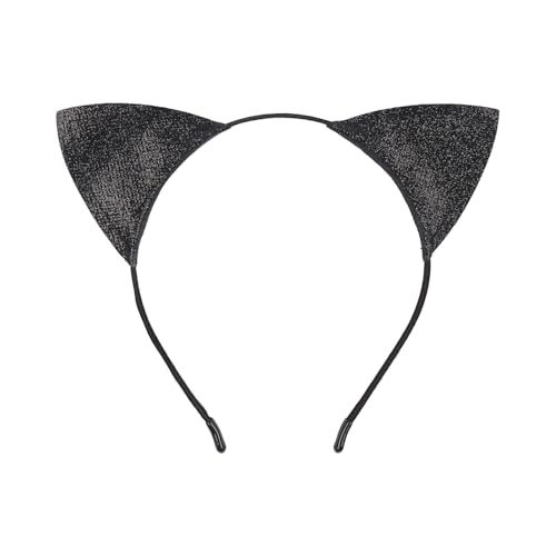 BYNYTO Schwarzes Katzenohren-Haarband für Damen – ausgefallenes Haarband für Erwachsene, Halloween, Party, Cosplay, Kostüm, Haarschmuck BYNYTO Schwarzes Katzenohren-Haarband für Damen – ausgefallenes Haarband für Erwachsene, Halloween, Party, Cosplay, Kostüm, Haarschmuck von BYNYTO