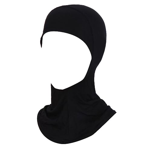 BYNYXI Damen Hijab Kopftuch, muslimischer Hut Baumwolle Vollkappe Innenkappe Islamic Arab Wrap Schal Turban Hut Stretch Kopfbedeckung Hijab Kopftuch für muslimische Damen Schal Turban von BYNYXI