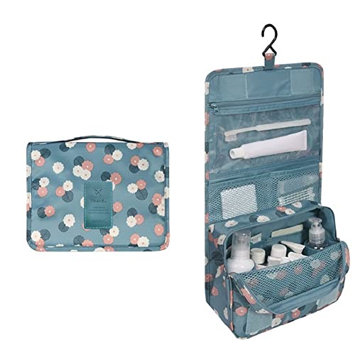 BYNYXI Hängende Kulturtasche, Tragbare Kulturbeutel zum Aufhängen Damen Reise Kulturbeutel mit Tragegriff Multifunktionale Toilettentasche für Camping Wandern Reisen Kosmetiktasche Waschtasche von BYNYXI