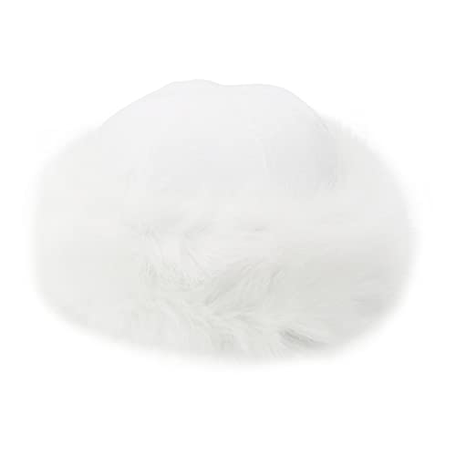 BYNYXI Pelzmütze Damen Fuchspelzmütze Wildleder Faux Fur Stirnband für Damen Wintermütze Warm Samt Cossack Russische Mütze Kosakenstil Fellmütze Verdicket Kunstpelz Mütze für Damen Mädchen von BYNYXI