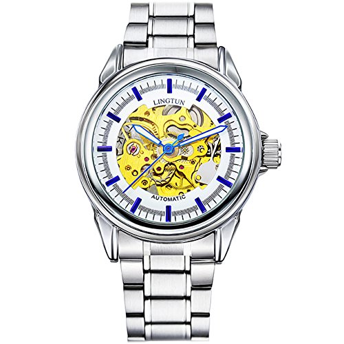 BYOOTI Herren-Armbanduhren, mechanische Uhren, leuchtende Uhren, E von BYOOTI