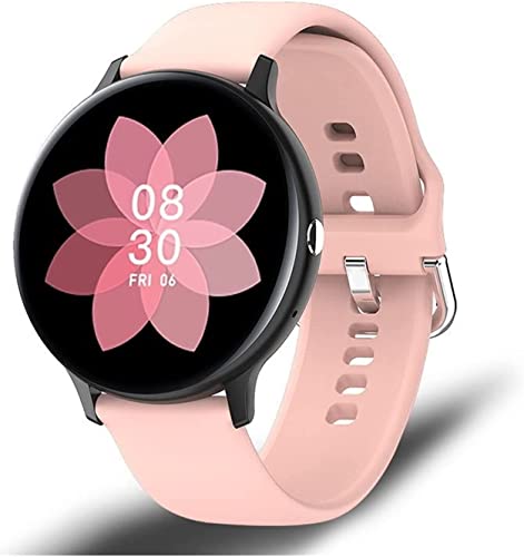 BYOOTI Smartwatches Bluetooth Telefonieren Wettervorhersage Überwachung Damen Herren Android iOS Elektronik (Farbe: Pink1, Größe: 1) von BYOOTI