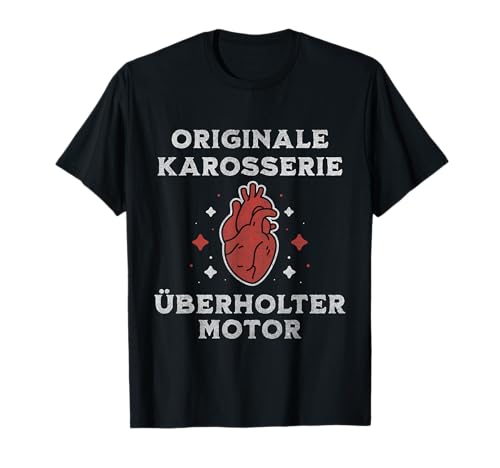 BYPASS MÄNNER SPRUCH HERZINFARKT GENESUNG HERZ OP T-Shirt Schwarz Unisex Erwachsene Herzgesundheitsbewusste Unisex Klein Kurzarm Klassisch Pull-On Polyester 100% Imported von BYPASS MÄNNER SPRUCH