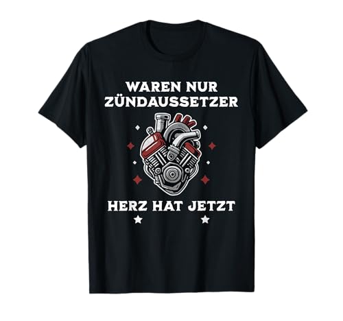 BYPASS MÄNNER SPRUCH HERZINFARKT GENESUNG HERZ OP T-Shirt von BYPASS MÄNNER SPRUCH