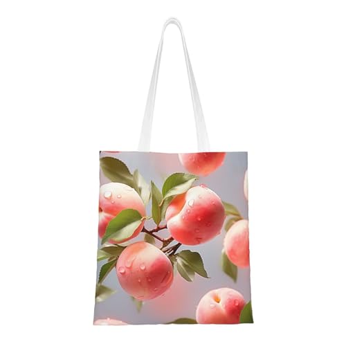 Tragetasche für Damen, Segeltuch, Schultertaschen mit Taschen, Einkaufstasche, niedlich, wiederverwendbar, Rosa Tragetasche für Damen, Segeltuch, Schultertaschen mit Taschen, Einkaufstasche, niedlich, wiederverwendbar, Rosa von BYPPJGH