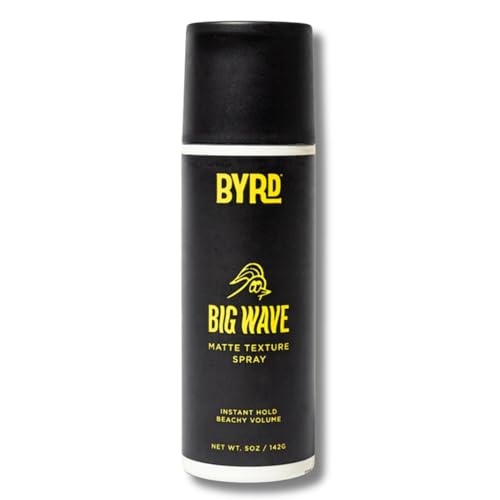 Byrd Big Wave Matte Texture Haar-Textur-Spray mit mattem Finish, Volumenspray, feines Haar, dicke und voluminöse Surferwelle, frisch vom Strand von BYRD Hairdo Products