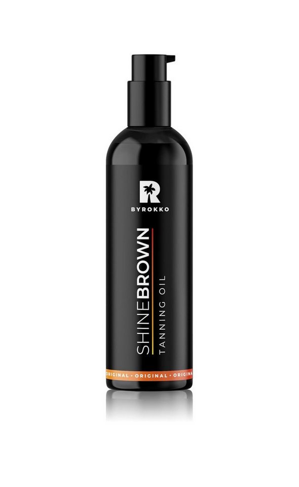 BYROKKO Selbstbräunungsöl BYROKKO Shine Brown Premium Bräunungsbeschleuniger-Öl (150 ml) von BYROKKO