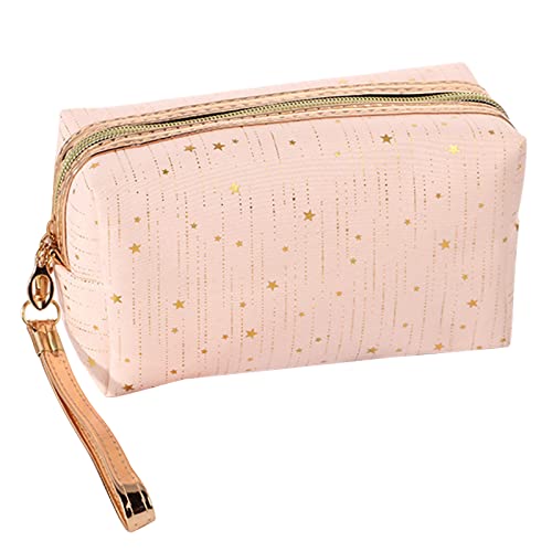 BYUTFA Kosmetiktasche mit Sternanis-Brötchen, Damen-Make-up-Tasche, Star-Beutel, Wasch-Kulturbeutel, Reise-Damen-Make-up-Tasche, Tamponhalter, Organizer-Taschen von BYUTFA