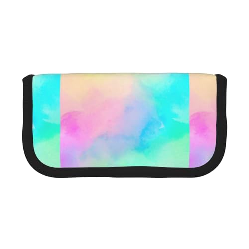 BYwenhopnbs Buntes Pastell-Zeichenpapier, Regenbogen, Federmäppchen mit großer Kapazität, Stiftetasche, Organizer, Leinen-Federmäppchen für Mädchen BYwenhopnbs Buntes Pastell-Zeichenpapier, Regenbogen, Federmäppchen mit großer Kapazität, Stiftetasche, Organizer, Leinen-Federmäppchen für Mädchen von BYwenhopnbs