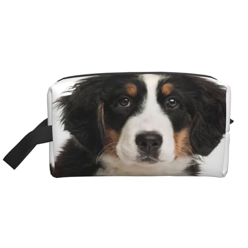 Berner Sennenhund 2 Kosmetik-Organizer mit großer Kapazität, Reise-Make-up-Tasche für Frauen von BYwenhopnbs