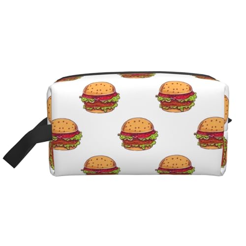 Burgers Kosmetik-Organizer mit großer Kapazität, Reise-Make-up-Tasche für Damen von BYwenhopnbs