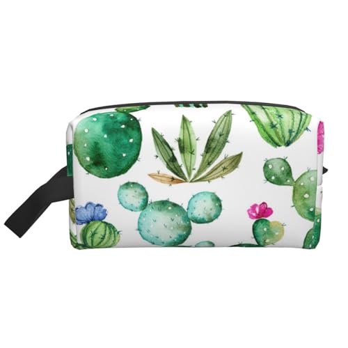 Cactus Oh Cactus Kosmetik-Organizer mit großer Kapazität, Reise-Make-up-Tasche für Damen von BYwenhopnbs