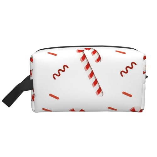 Candy Cane Kosmetik-Organizer mit großer Kapazität, Reise-Make-up-Tasche für Frauen von BYwenhopnbs