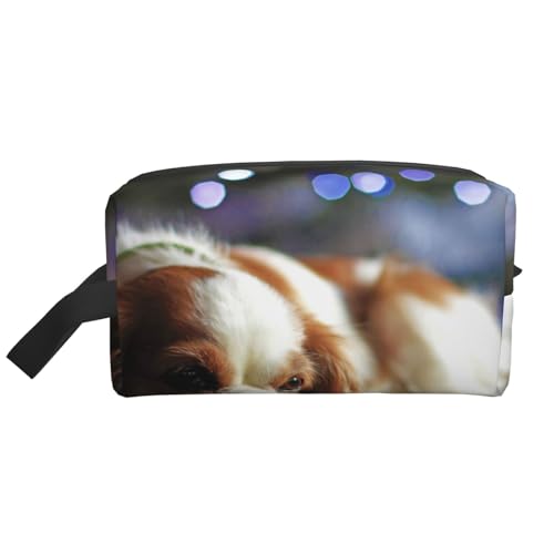 Cavalier King Charles Spaniel, Kleiner Spaniel, Kosmetik-Organizer mit großer Kapazität, Reise-Make-up-Tasche für Frauen von BYwenhopnbs