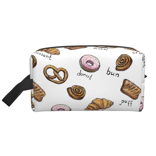 Croissant Kosmetik-Organizer mit großer Kapazität, Reise-Make-up-Tasche für Damen von BYwenhopnbs