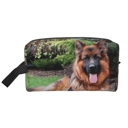 Deutscher Schäferhund, Kosmetik-Organizer mit großer Kapazität, Reise-Make-up-Tasche für Frauen von BYwenhopnbs