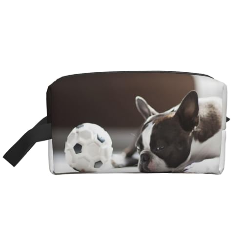 Französische Bulldogge (8) Kosmetik-Organizer mit großer Kapazität, Reise-Make-up-Tasche für Frauen von BYwenhopnbs