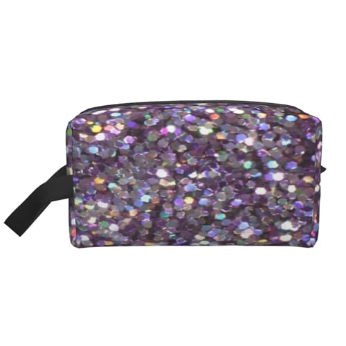 Glitzer, funkelt, schimmernd, Kosmetik-Organizer mit großer Kapazität, Reise-Make-up-Tasche für Frauen von BYwenhopnbs