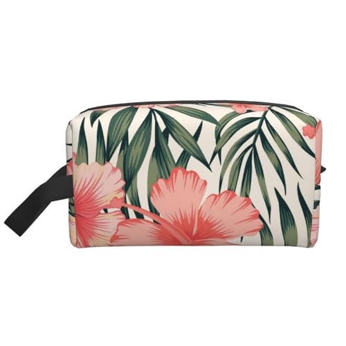 Hibiscus Kosmetik-Organizer mit großer Kapazität, Reise-Make-up-Tasche für Damen von BYwenhopnbs
