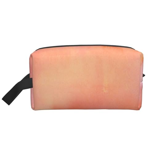 Korallen-Aquarelltöne, Rosa, Orange, Kosmetik-Organizer mit großer Kapazität, Reise-Make-up-Tasche für Damen von BYwenhopnbs